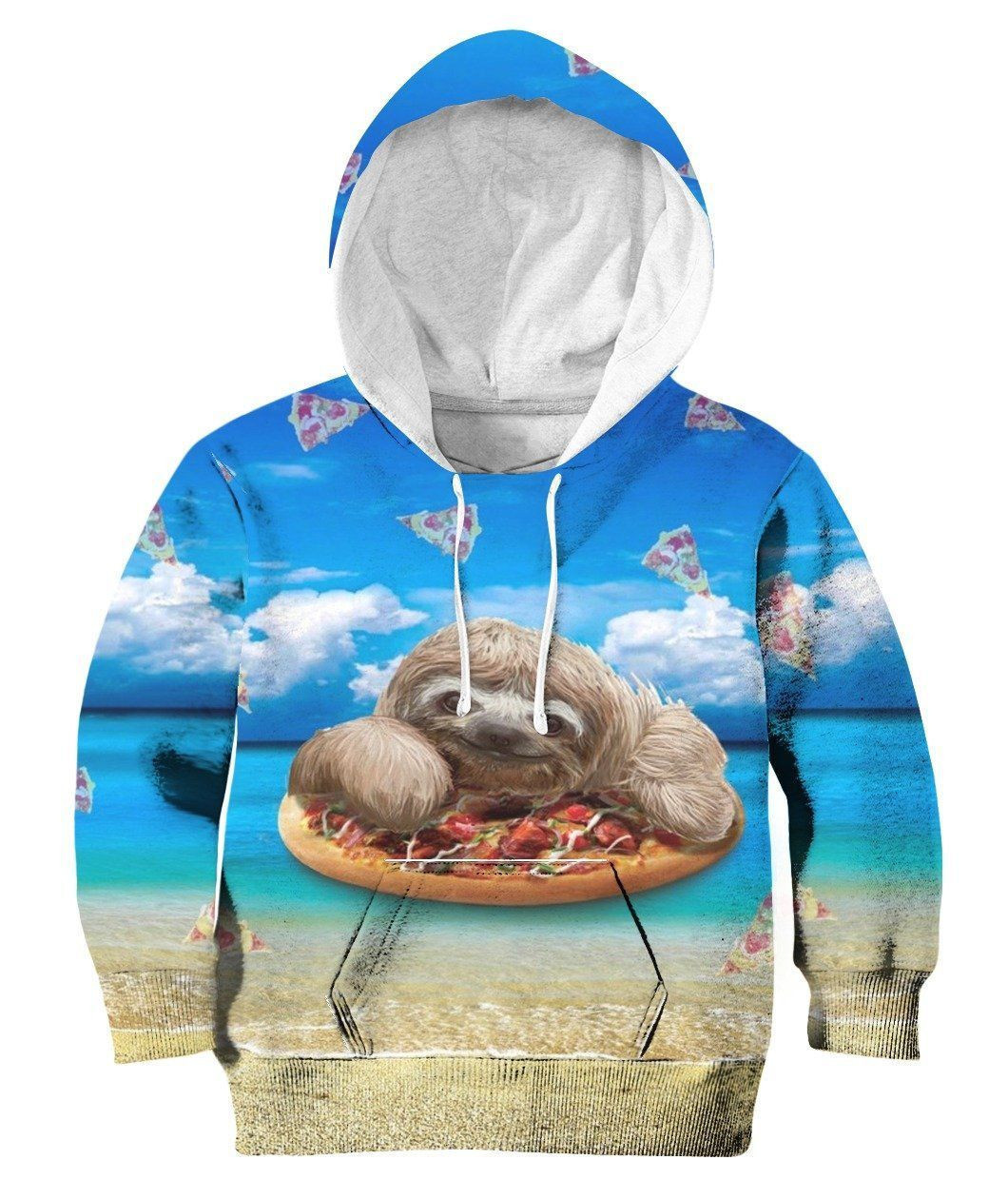 Sloth Pizza 3D All Over Print Hoodie & Zip Hoodie