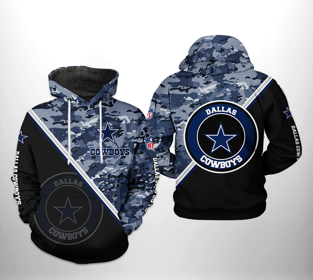 Cowboys Camo Team 3D All Over Print Hoodie & Zip Hoodie