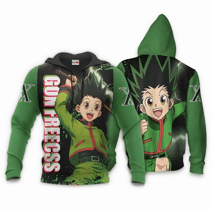 Gon Freecss Hunter X Hunter 1 3d Hoodie Zip Hoodie