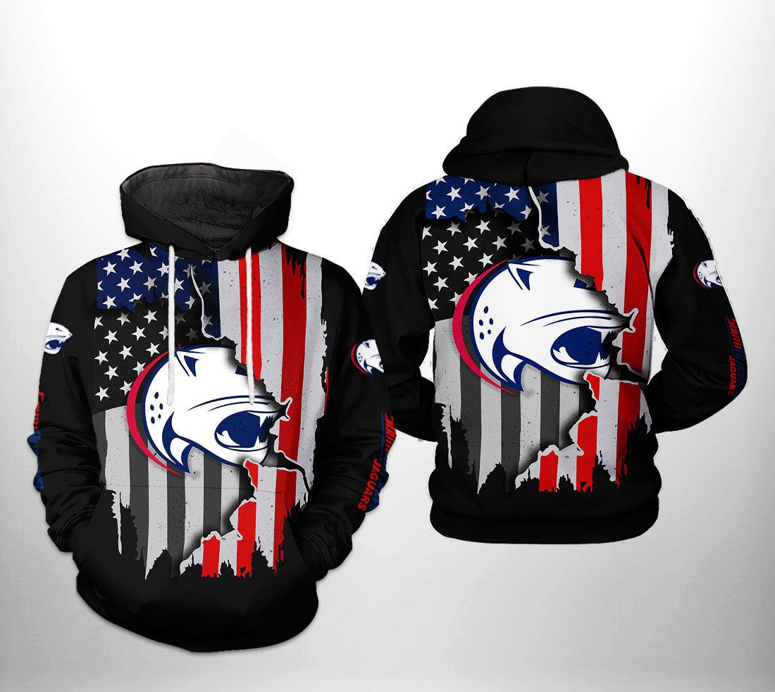 South Alabama Jaguars US Flag 3D All Over Print Hoodie & Zip Hoodie