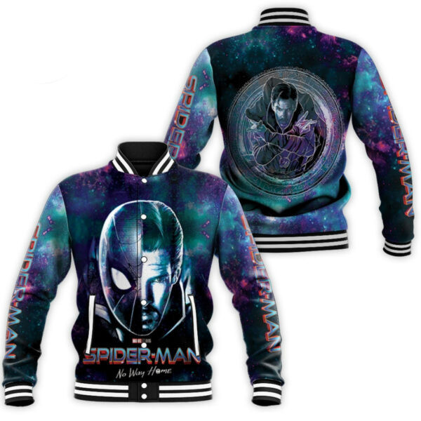 Spider Man No Way Home, Dr Strange Gift For Spider Man Fans Baseball Jacket 467