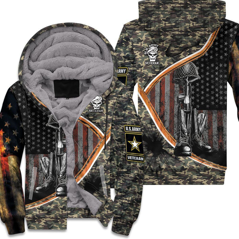 Us Army Veteran 3D All Over Print Hoodie & Zip Hoodie