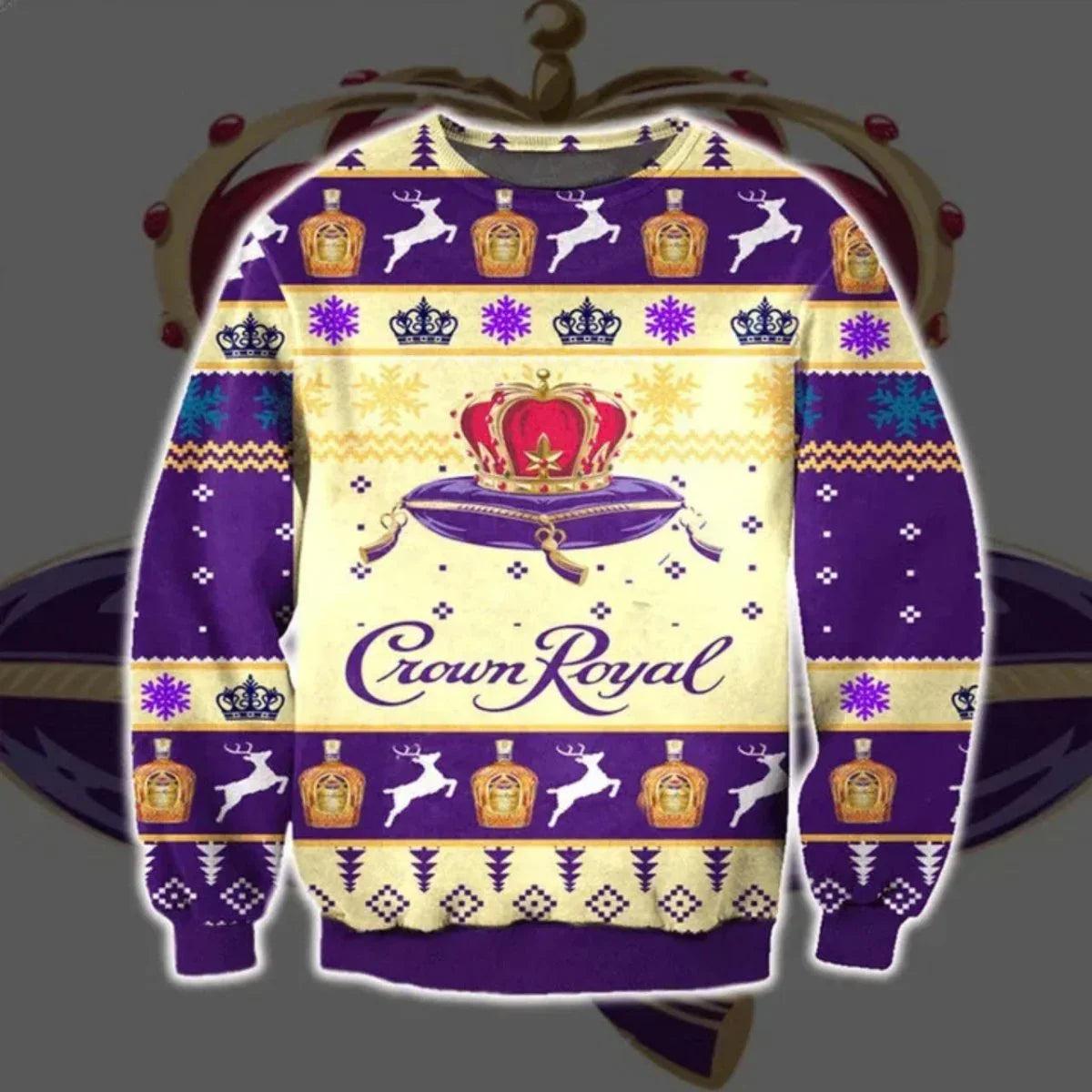 Crown Royal Christmas Holiday Ugly Christmas Sweater