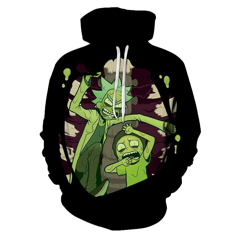 Rick And Morty 3D All Over Print Hoodie & Zip Hoodie