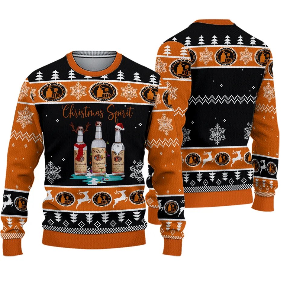 Tito’s Christmas Spirit Ugly Sweater