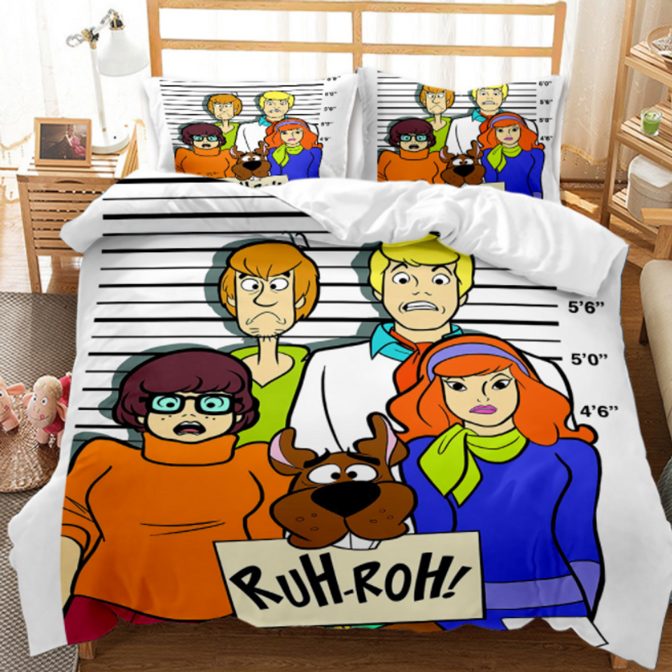 Scooby-Doo Bedding Set Scooby-Doo And Characters Taking Picture Duvet Covers
