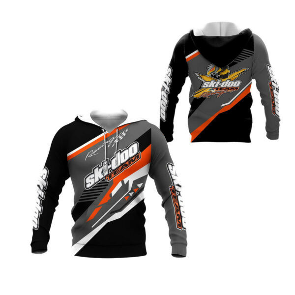 Ski-doo Racing Team 7k766 3d Zip Hoodie Hoodie Ii0 2493