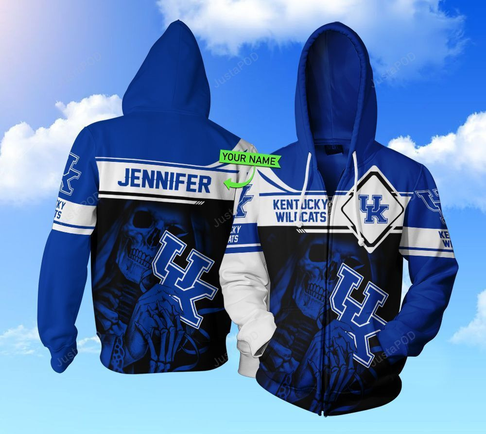 Personalized Kentucky Wildcats Football 3D All Over Print Hoodie & Zip Hoodie