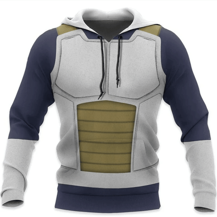 Prince Vegeta Dragon Ball 3d Hoodie Zip Hoodie