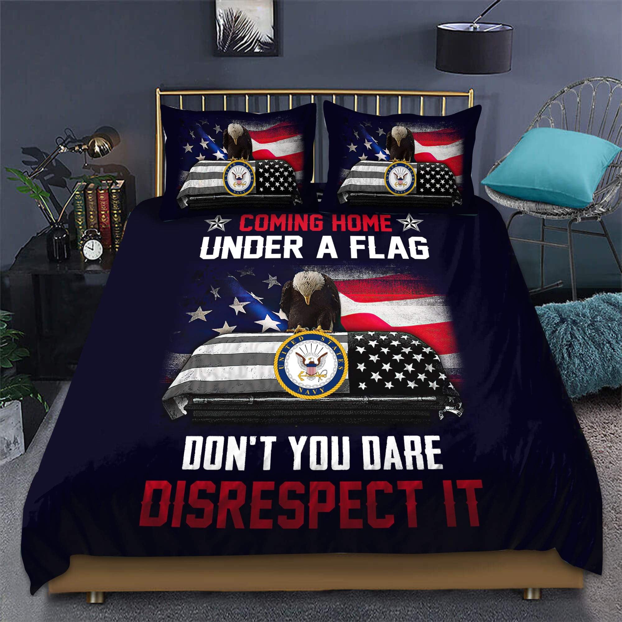Veteran Bedding Set If You Haven't Risked Coming Home Under A Flag Duvet Covers