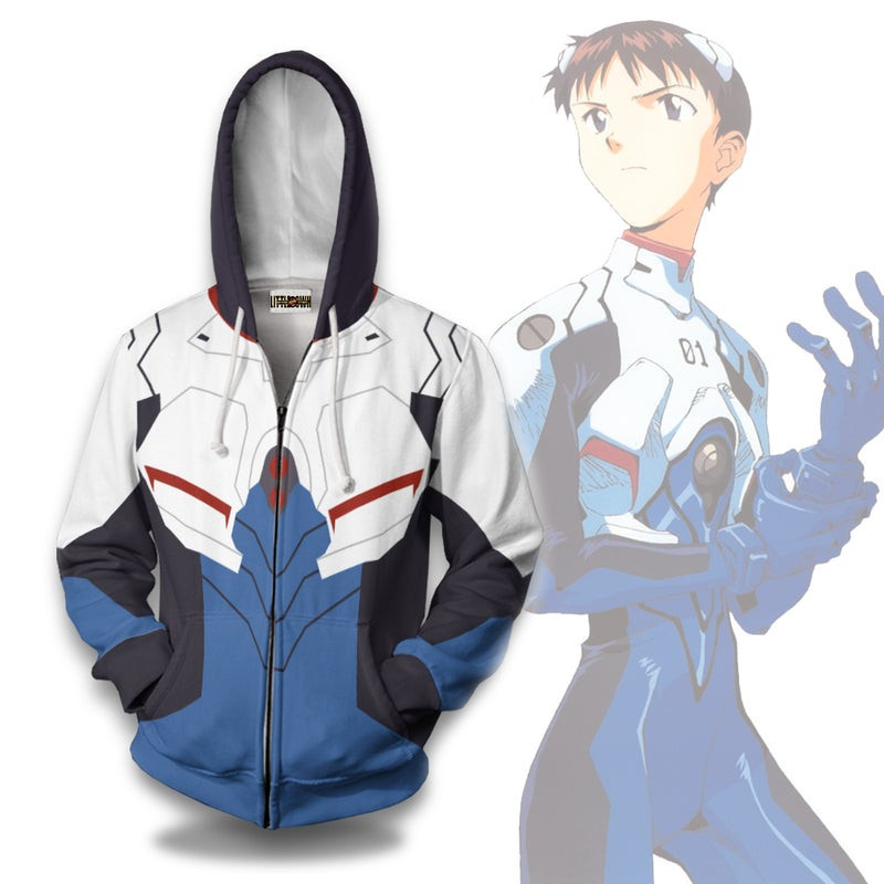Shinji Ikari 3D All Over Print Hoodie & Zip Hoodie