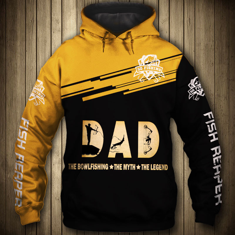 Dad The Bowfishing The Myth The Legend 3D All Over Print Hoodie & Zip Hoodie