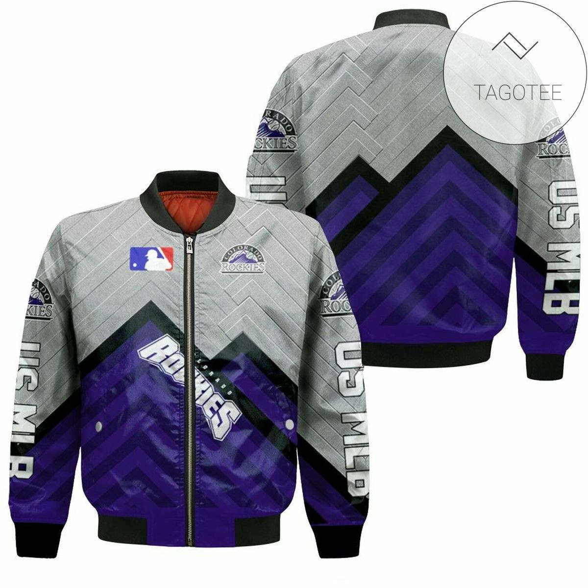Colorado Rockies O Neck Bomber Jacket V7