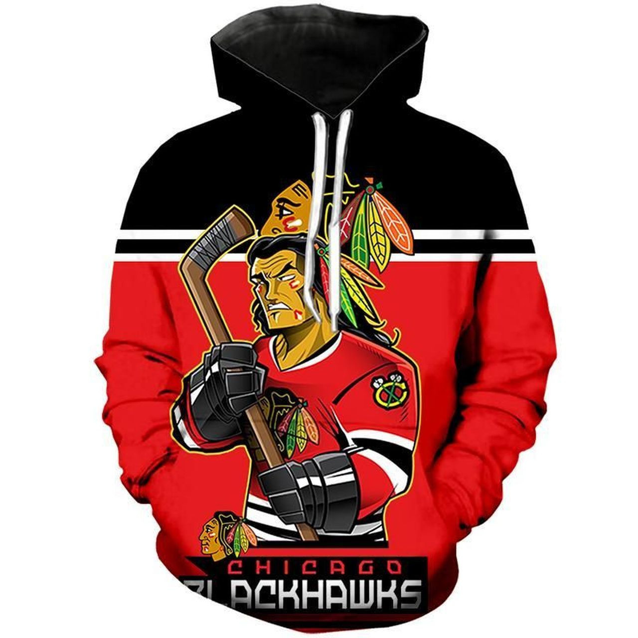 Chicago Blackhawks 3D All Over Print Hoodie & Zip Hoodie