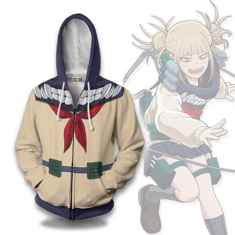 Himiko Toga Cosplay Costume My Hero Academia 3D All Over Print Hoodie & Zip Hoodie