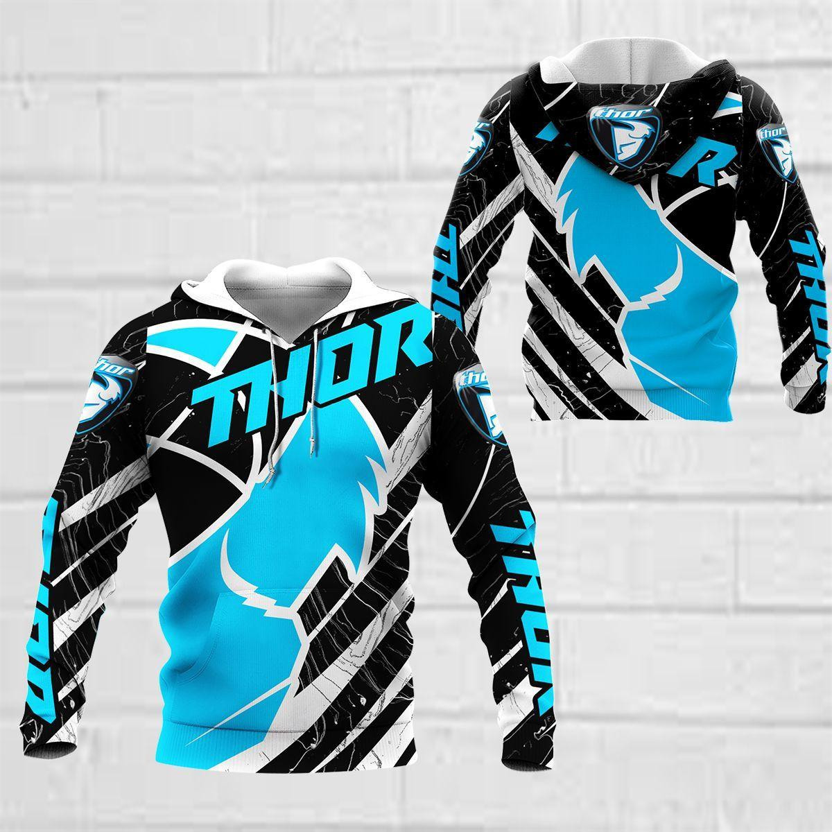 Thor Racing 8k55 3d Zip Hoodie Hoodie Ii0