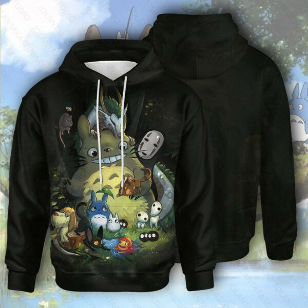 Totoro Hoodie, Totoro Gift Adult, Totoro Gift For Fan Ver4, Aop Hoodie 1823