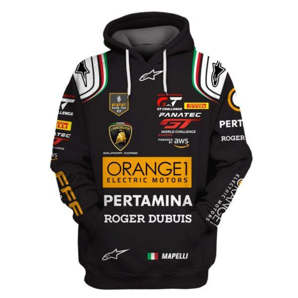 Orange1 Electric Motors Pertamina Roger Dubuis All Over Print 3d Hoodie