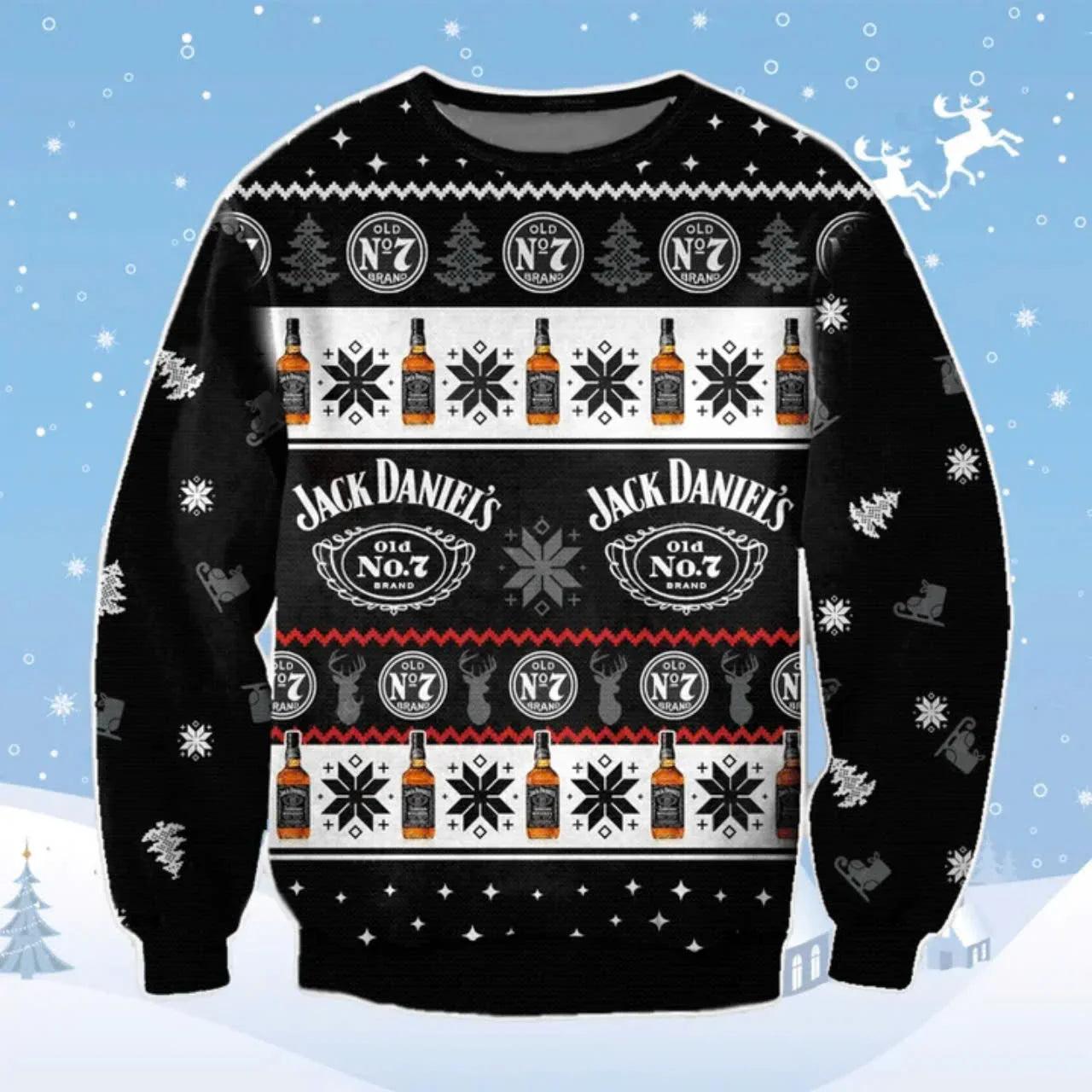 Jack Daniel Ugly Christmas Sweater