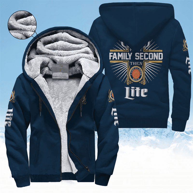Miller Lite Fan Gift, Miller Lite Fleece Jacket