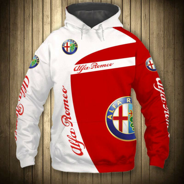 Alfa Romeo Car 6k981 Cartoon 3d Hoodie Zip Hoodie 452