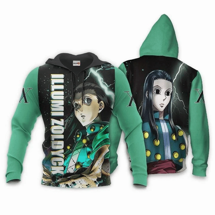 Illumi Zoldyck Hunter X Hunter  3d Hoodie Zip Hoodie