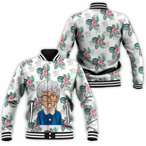 Sophia Petrillo The Golden Girls Flowers 6k733 Gift For Fan Baseball Jacket 136