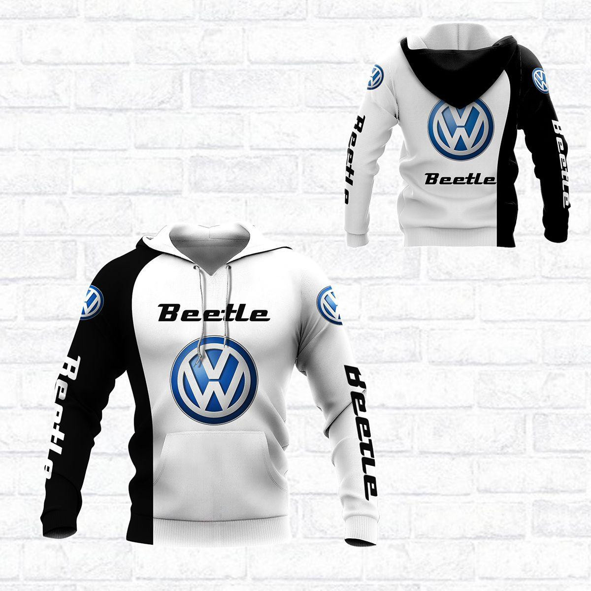 Volkswagen Beetle Shirt 1007, 3d Hoodie Zip Hoodie
