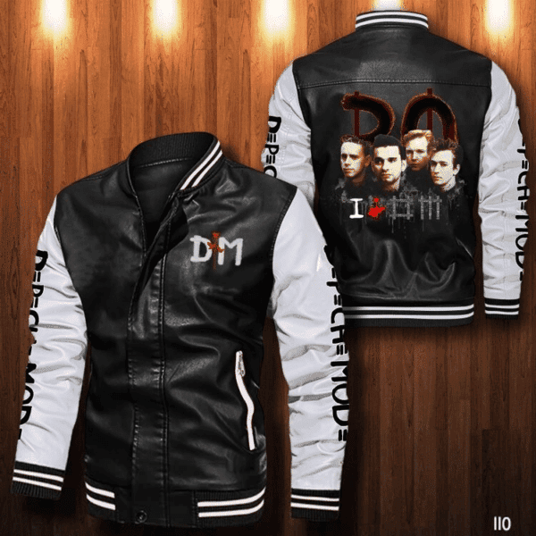 Depeche Mode Music Band Thank You For The Memories 5k629 Gifts Lover Leather Bomber Jacket 70