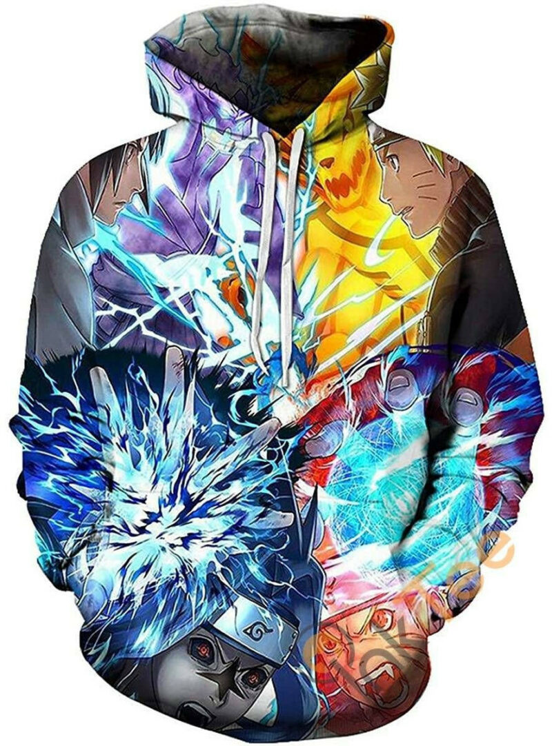 Naruto 3d All Over Print Hoodie, Zip-up Hoodie