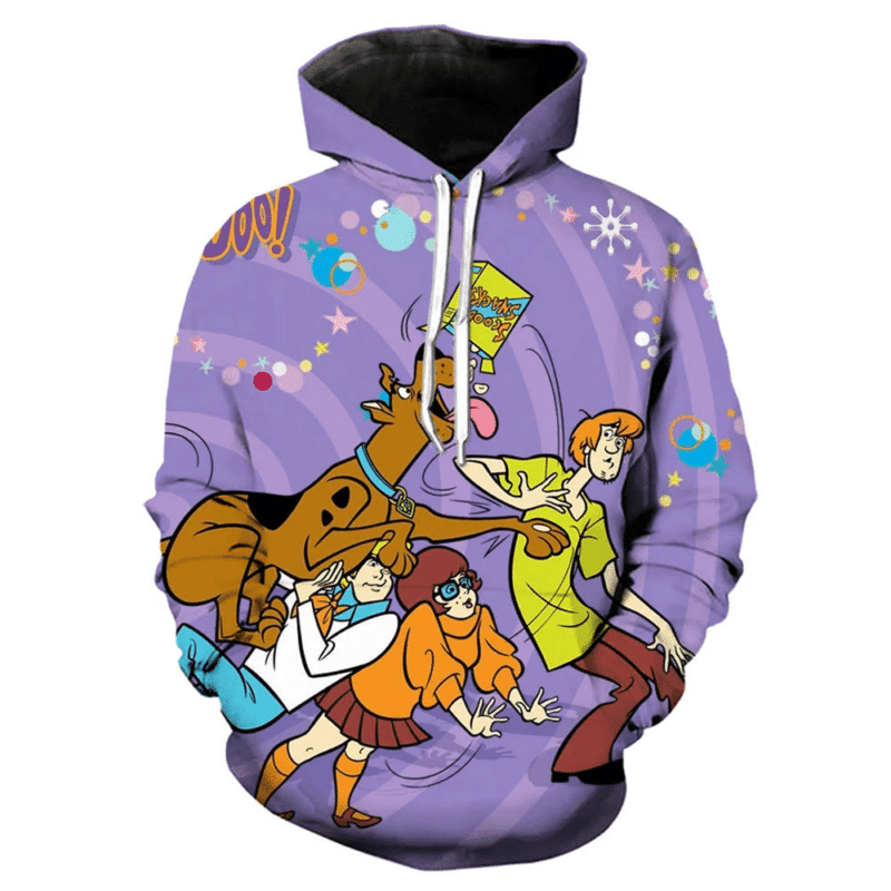 3d Print Clothes Men Scooby Doo Hoodie Jacket Black Homme Sweatshirt Shirts Pants Harajuku Short Hip Hop Hoody Out Coat
