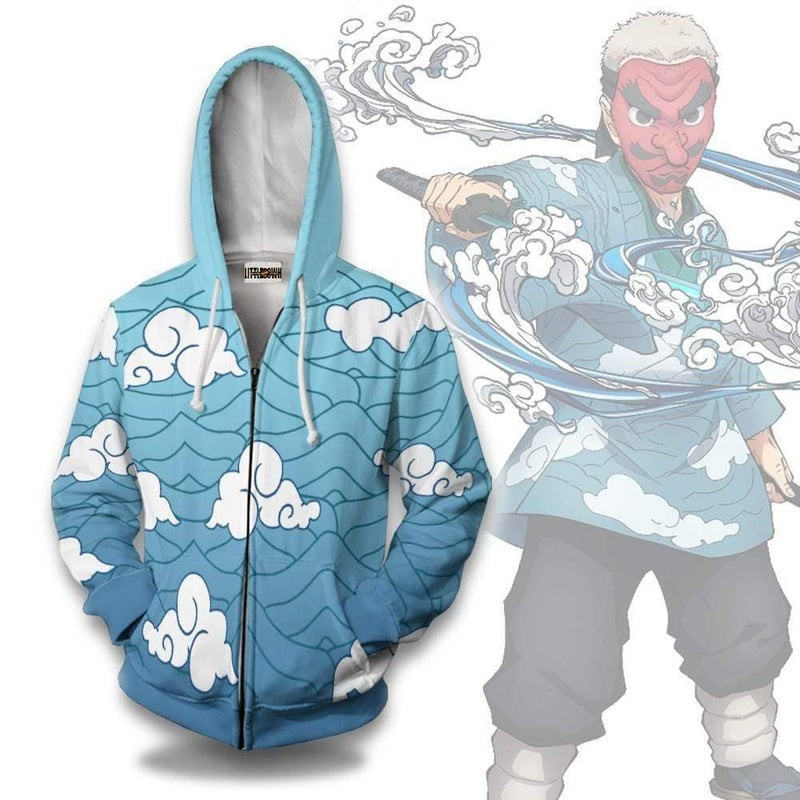 Sakonji Urokodaki Pattern 3D All Over Print Hoodie & Zip Hoodie