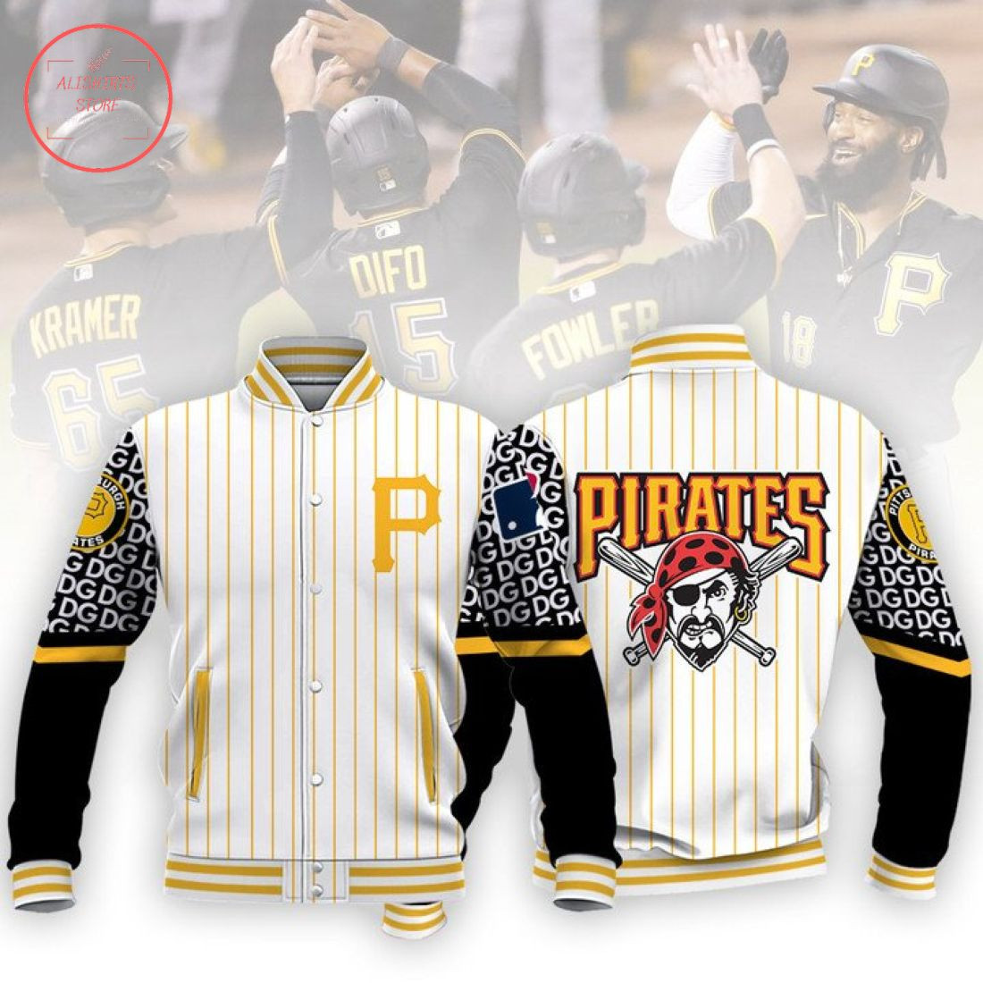 Pittsburgh Pirates Baseball Jacket V6