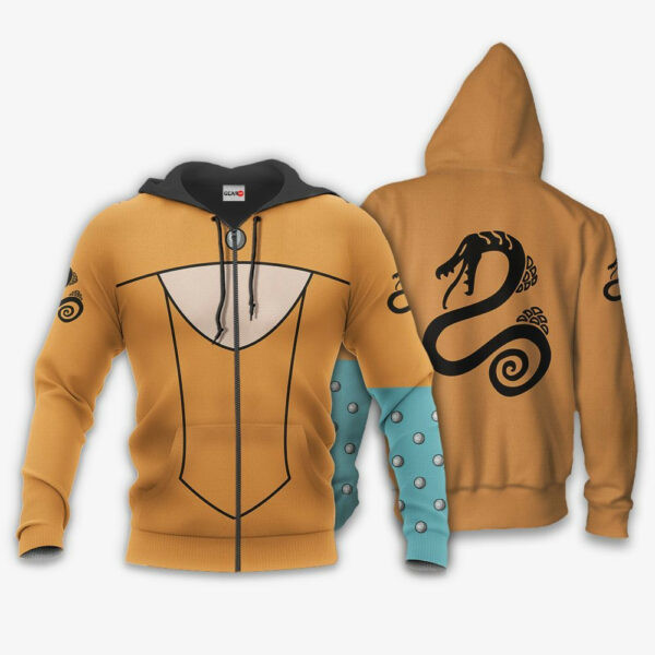 Seven Deadly Sins Diane Uniform Costume Anime 3k356 Cartoon 3d Hoodie Zip Hoodie 1785