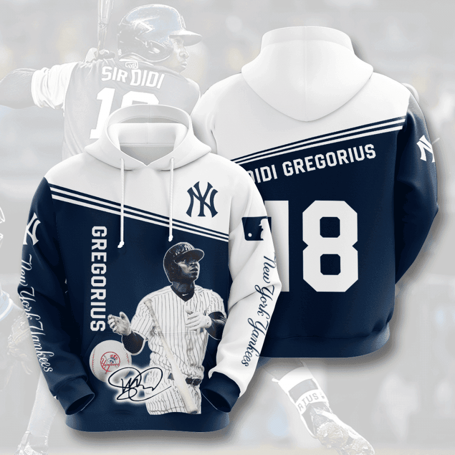 NEW YORK YANKEES Didi Gregorius 3D All Over Print Hoodie & Zip Hoodie