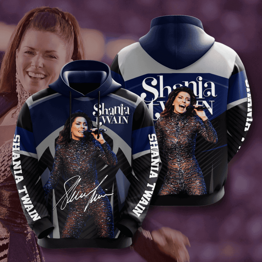 Shania Twain 3D All Over Print Hoodie & Zip Hoodie