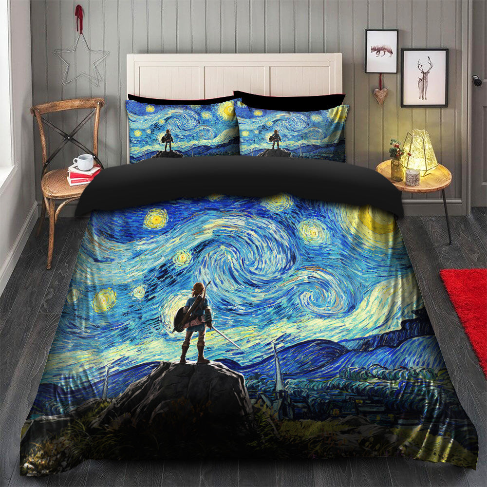 The Legend Of Zelda Bedding Set Starry Night The Legend Of Zelda Duvet Covers