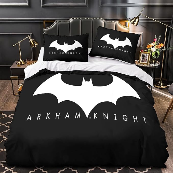 Batman Bedding Set DC Arkham Knight Batman Logo Duvet Covers
