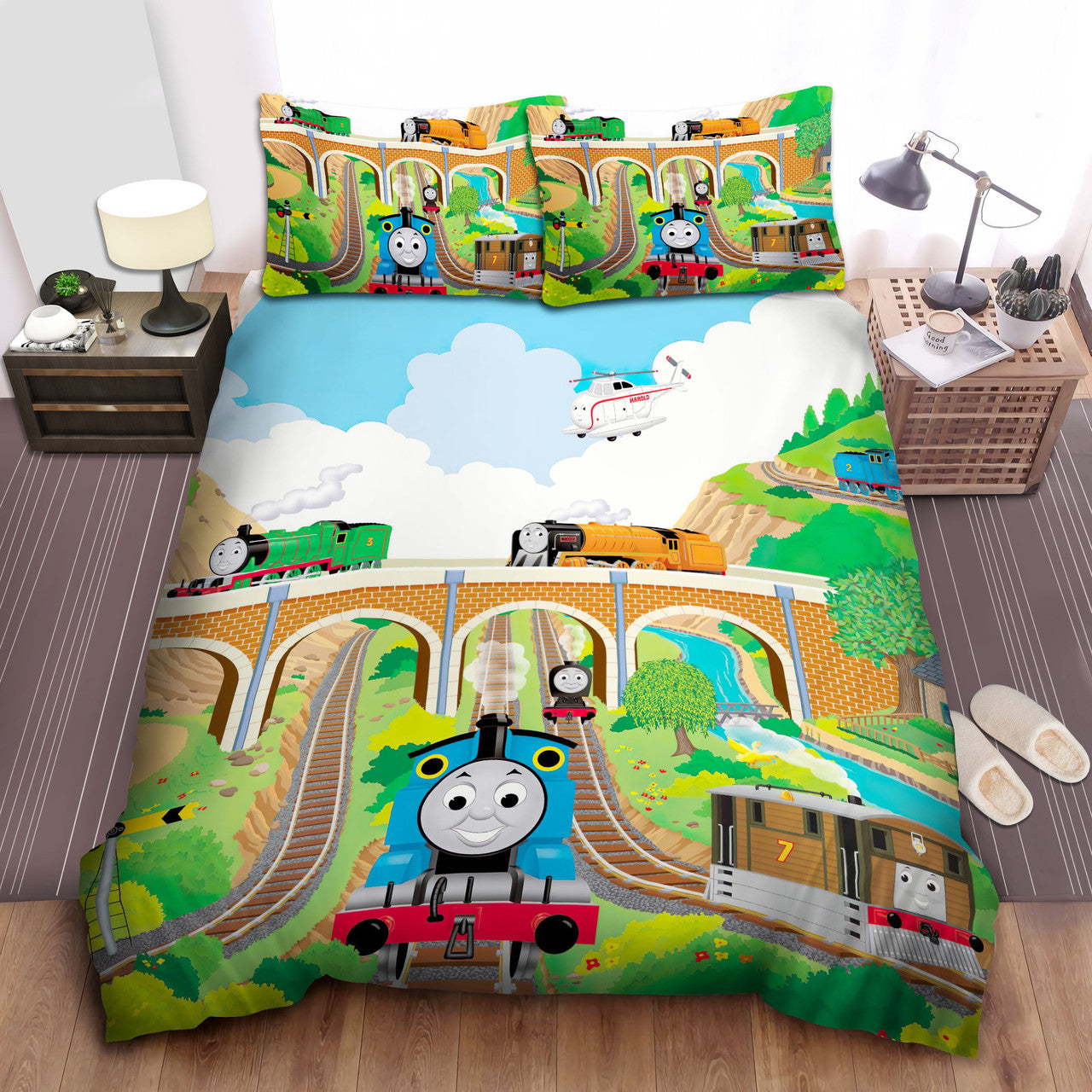 Thomas Train Bedding Set Thomas Train On The Rail Duvet Covers