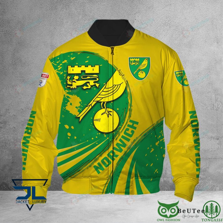 Norwich City FC Logo Edition Bomber Jacket