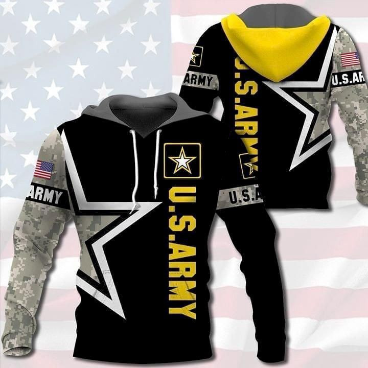 Us Army 3D All Over Print Hoodie & Zip Hoodie