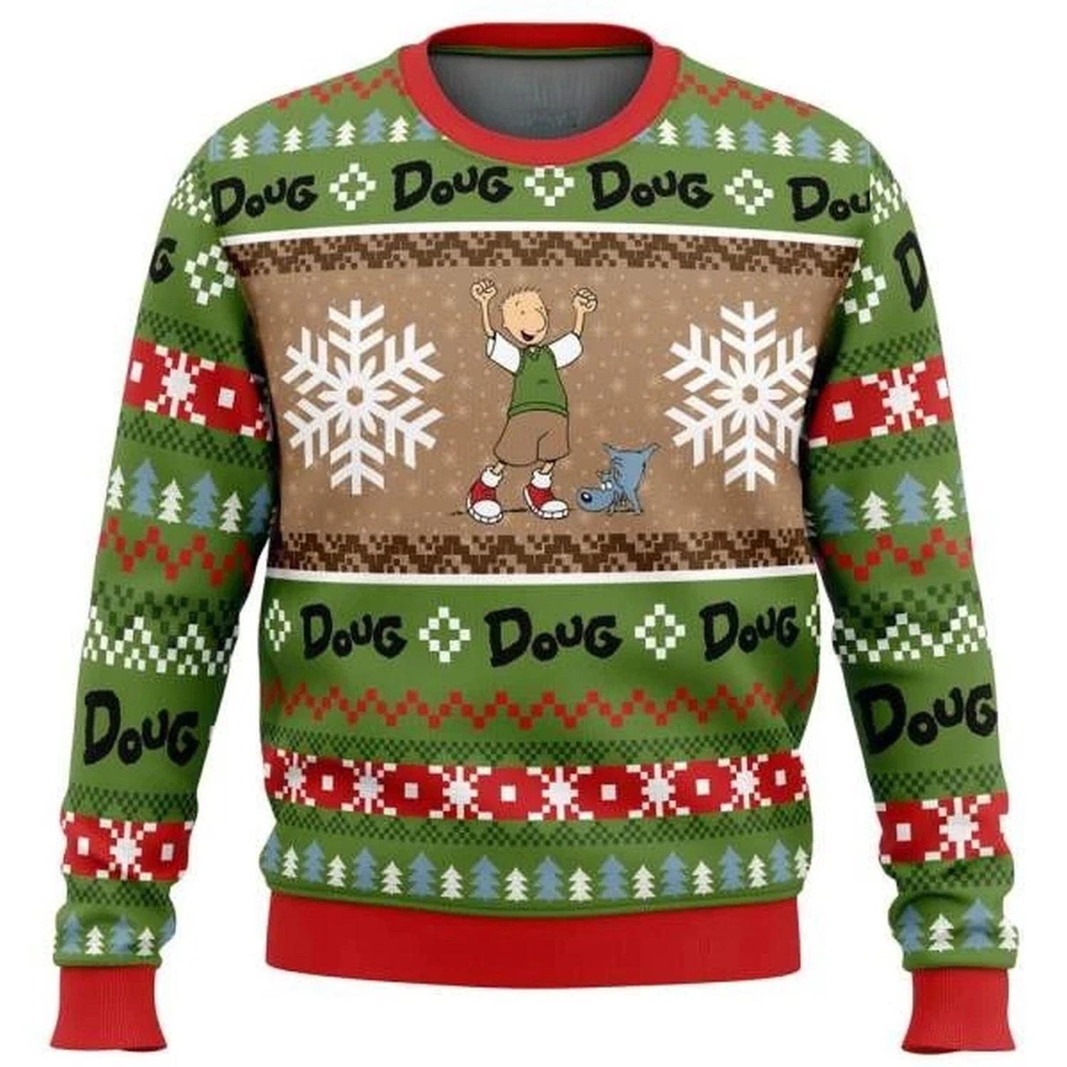 Christmas Doug Nickelodeon Ugly Christmas Sweater