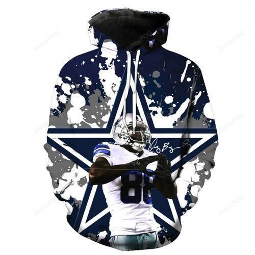 Cowboys Abstract Star 3D All Over Print Hoodie & Zip Hoodie