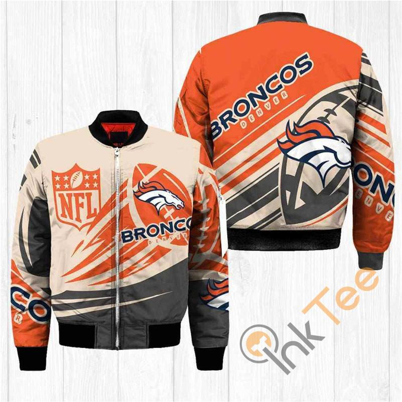 Denver Broncos Orange Bomber Jacket