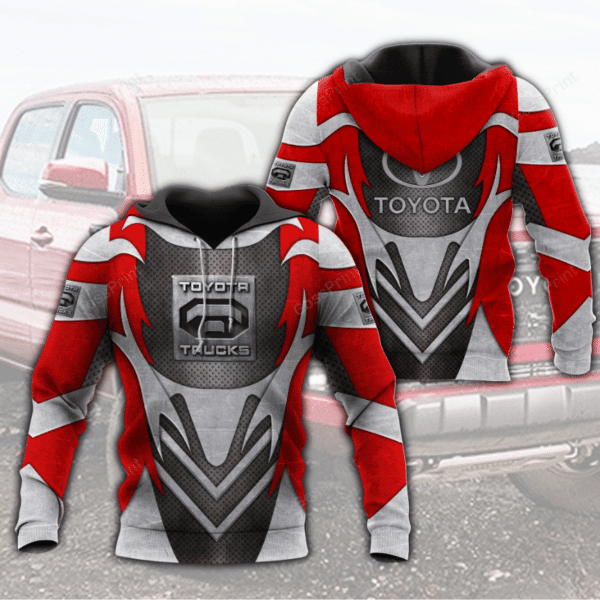 Toyota Truck Cartoon 3d Hoodie Zip Hoodie 2473