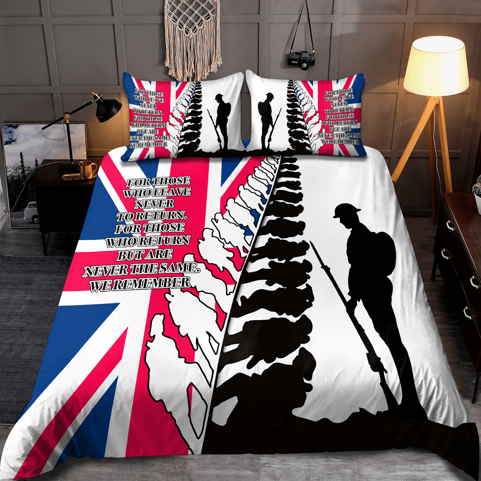 Veteran Bedding Set For Those Who Leave Never To Return Duvet Covers