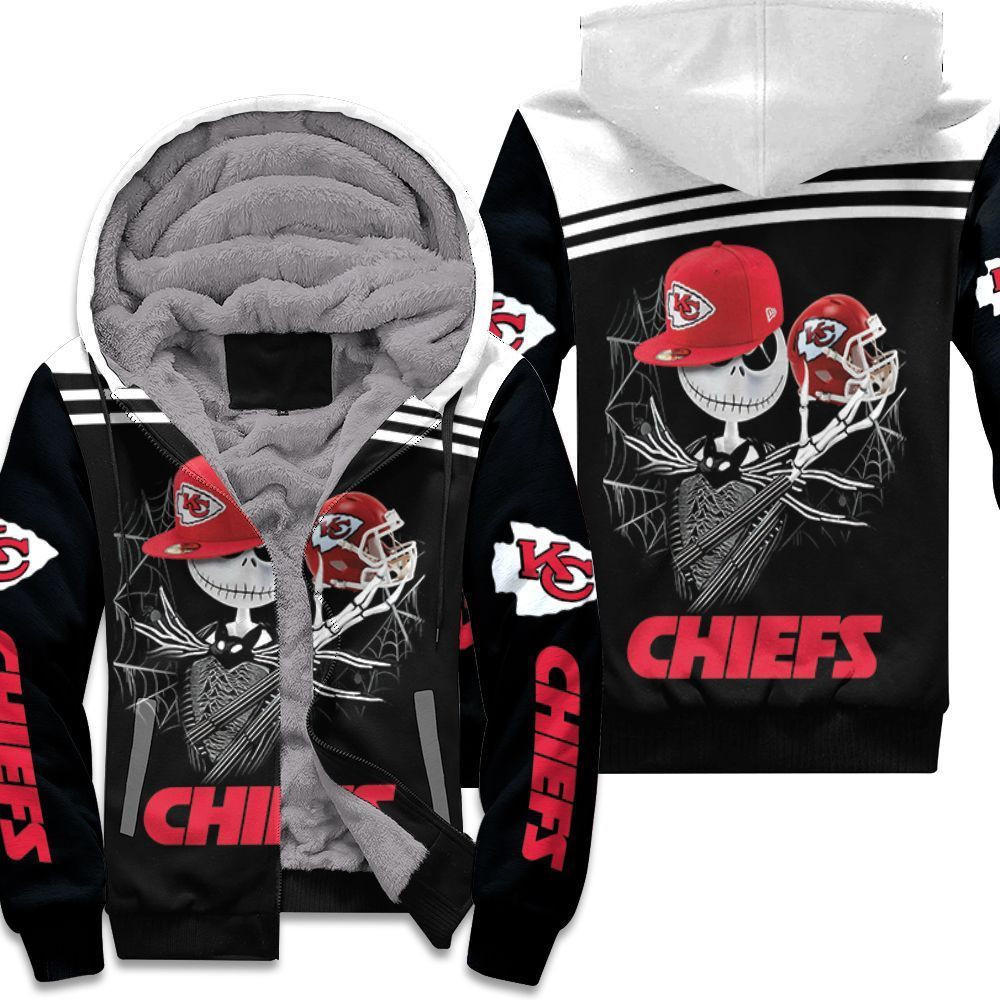 Jack Skellington Keeps Kansas City Chiefs Fan 3D All Over Print Hoodie & Zip Hoodie