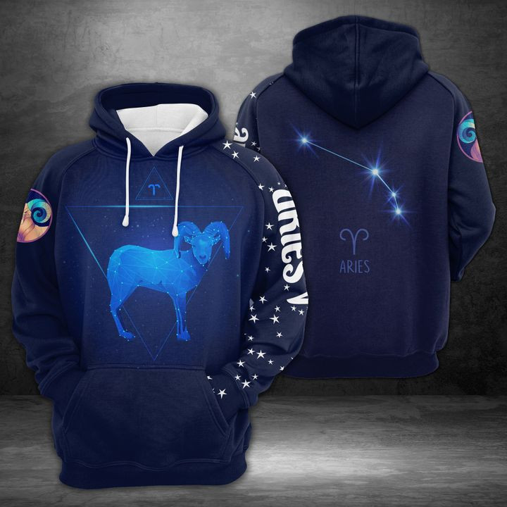 Aries Horoscope 3D All Over Print Hoodie & Zip Hoodie