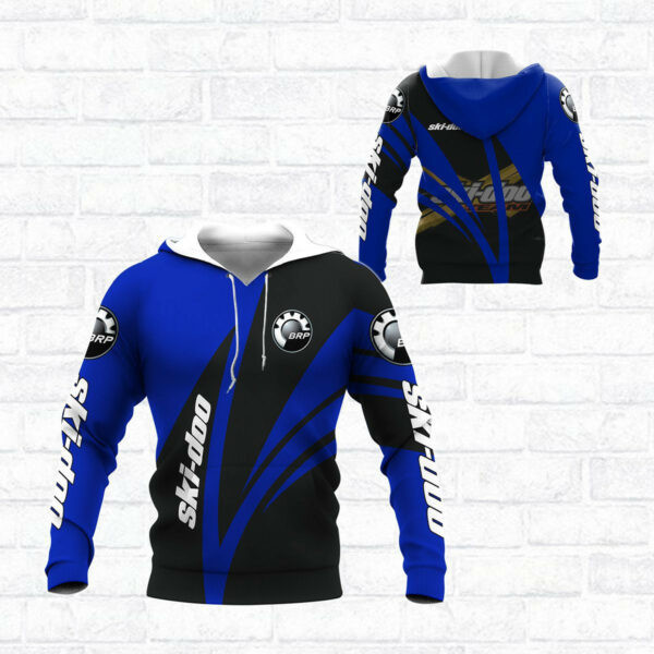 Ski-doo Racing Team 7k841 3d Zip Hoodie Hoodie Ii0 1829