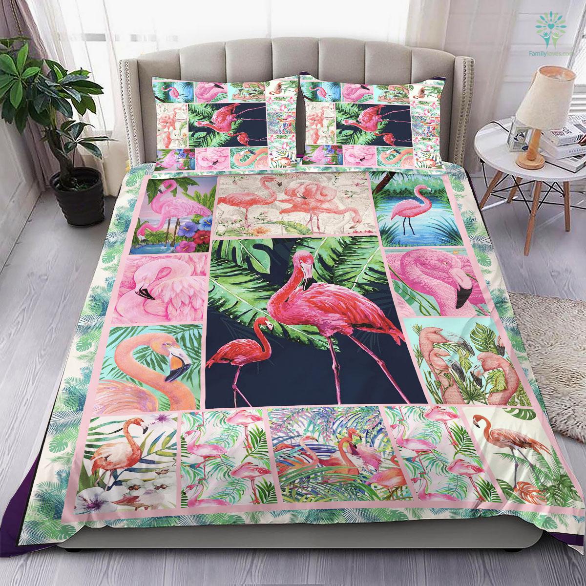Flamingo Bedding Set Flamingo In The Summer Duvet Covers Pink